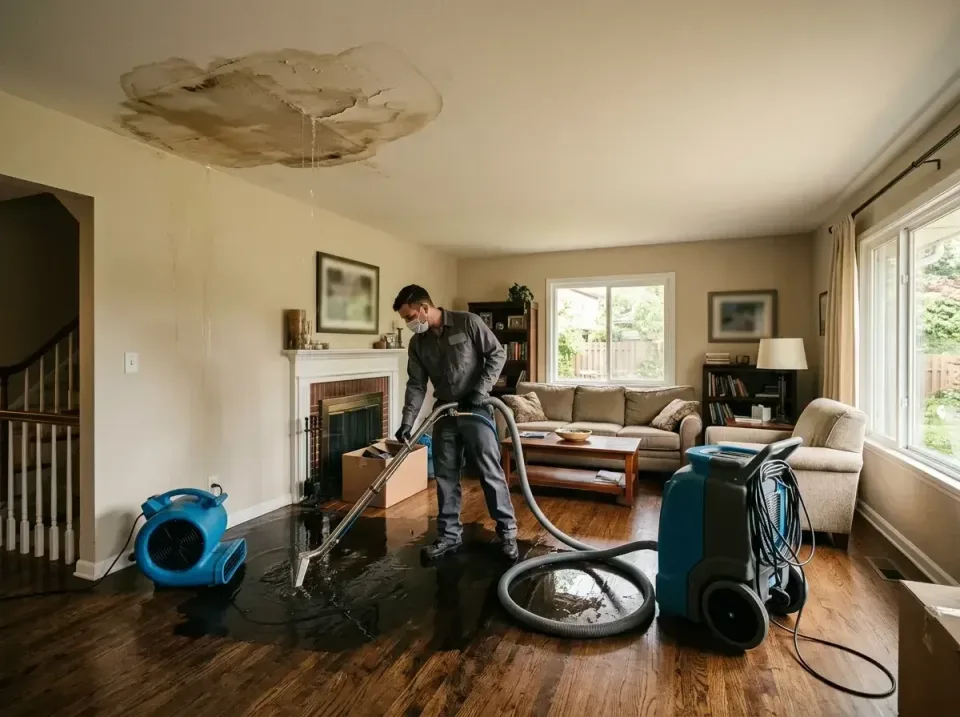 attic-pipe-burst-ceiling-drip-008 — frequently asked questions, Water Damage Restoration & Carpet Care in Bellerose Terrace,…